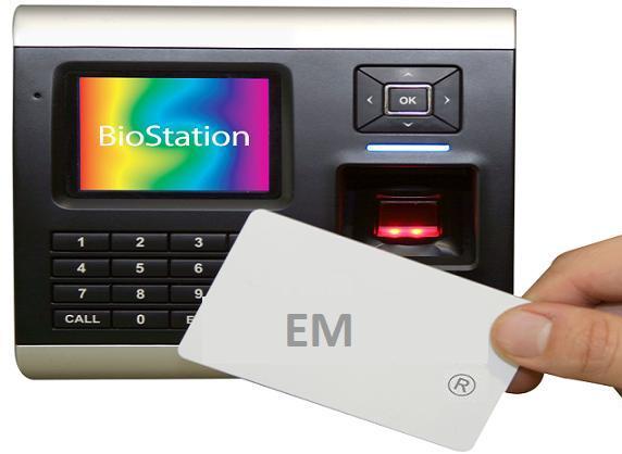 Máy chấm công kiểm soát của ra vào, vân tay và thẻ SUPREMA BioStation BSR-OC