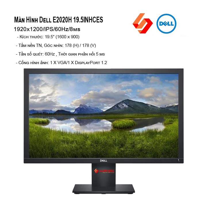 Màn hình Dell E2020H 19.5 inch LED